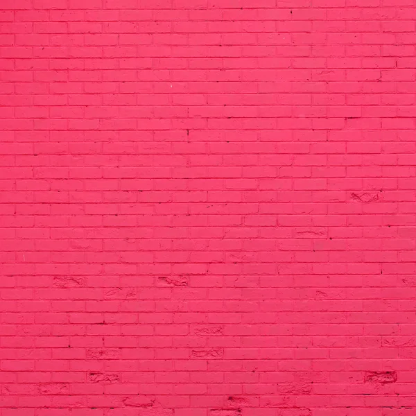 Textura de pared de ladrillo rosa — Foto de Stock