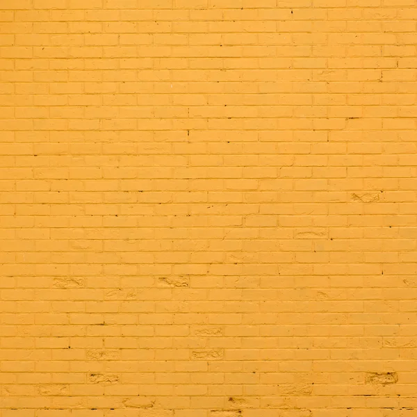 Yellow brick wall texture — Stock Photo, Image