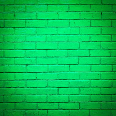 yeşil tuğla duvar dokusu