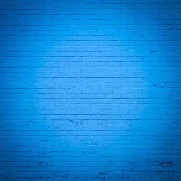 Текстура синьої цегляної стіни — стокове фото