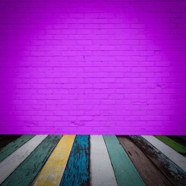 Oda iç mor tuğla duvar kökenli