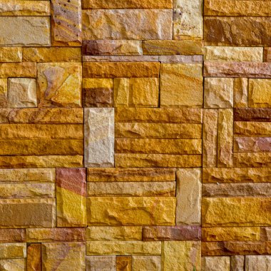 Dekoratif taş duvar yüzeyinin deseni