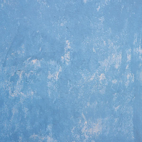 蓝色 grunge 墙 — 图库照片