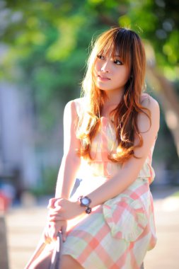 güzel Asyalı kız