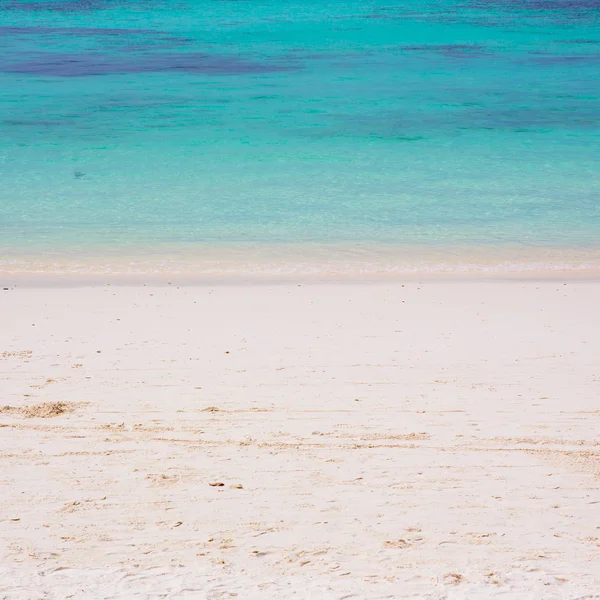 Strand und tropisches Meer — Stockfoto