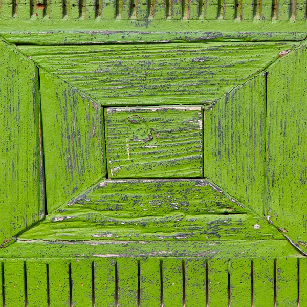 Verde Textura de madeira velha — Fotografia de Stock