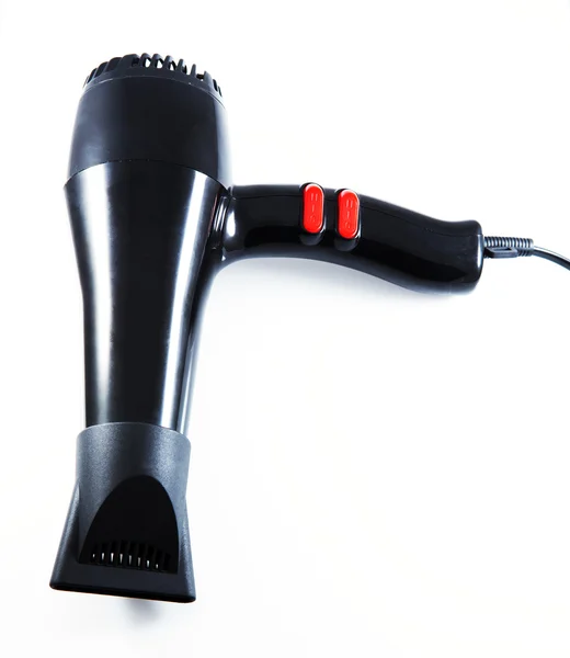 Hair dryer isolated on white — Stock Photo, Image