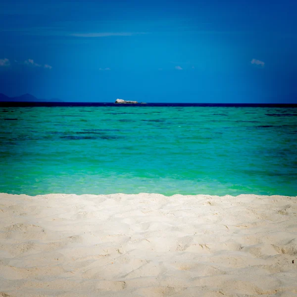 Areia de praia tailândia mar — Fotografia de Stock