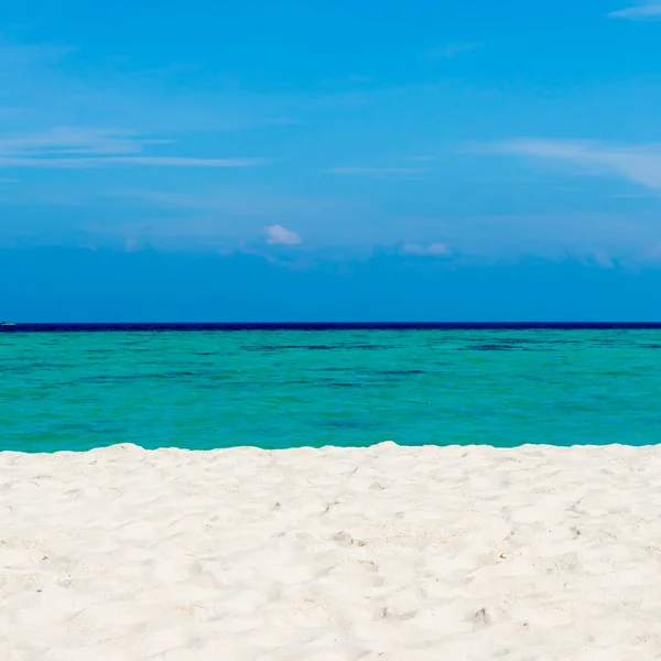 Sabbia di spiaggia thailandia mare — Foto Stock