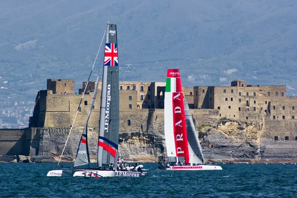 Napoli'de 34 America's Cup Dünya serisi 2013 — Stok fotoğraf