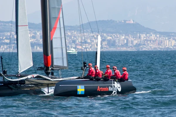 34: e America's Cup World Series 2013 i Neapel — Stockfoto