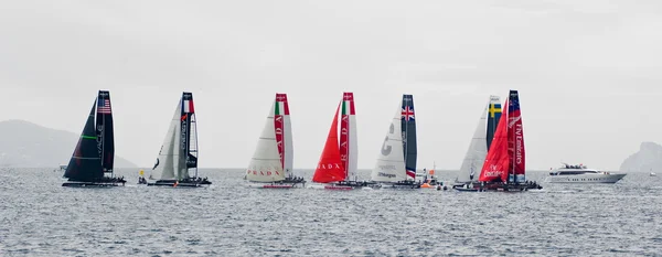 34: e America's Cup World Series 2013 i Neapel — Stockfoto