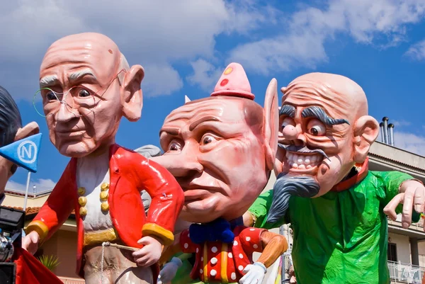 Parade of Carnival floats — Stock Photo, Image