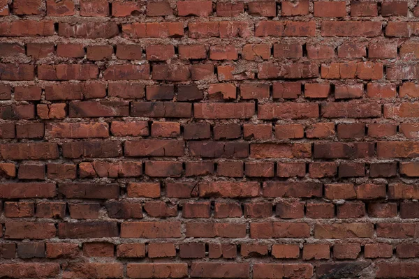 Gammal röd tegelvägg för bakgrund — Stockfoto