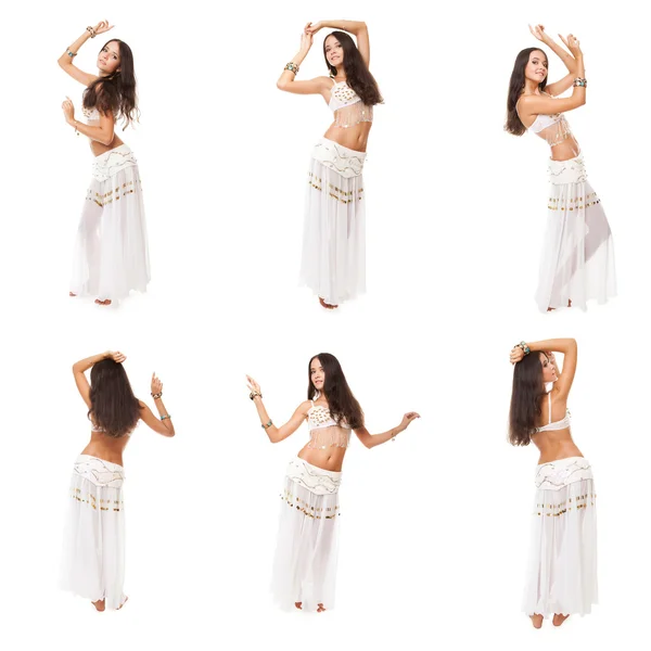 Collage de imágenes elegante bailarina de hip hop —  Fotos de Stock