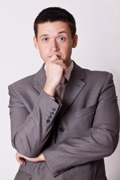 Closeup portrait handsome man — Stock Photo, Image