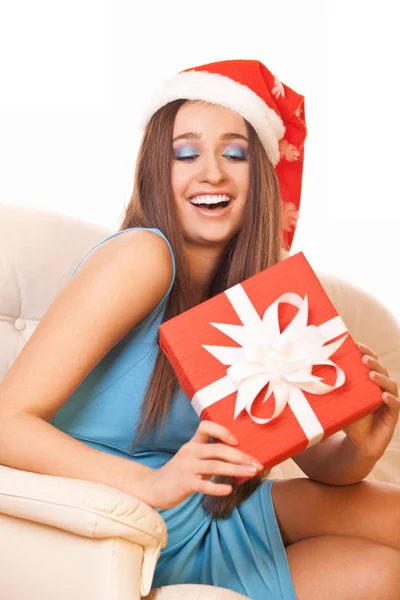 Happy christmas girl — Stock Photo, Image