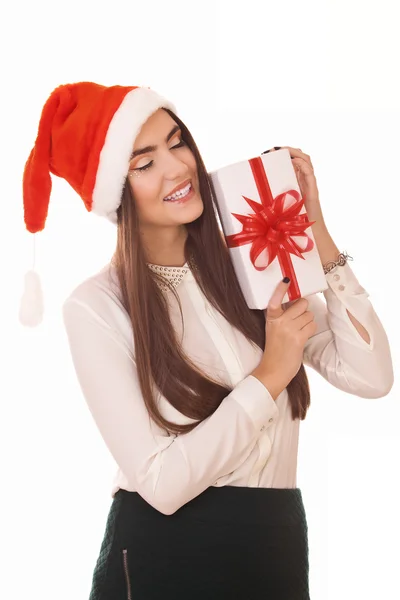 Buon Natale ragazza — Foto Stock