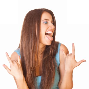 coşkulu ve mutlu kadın