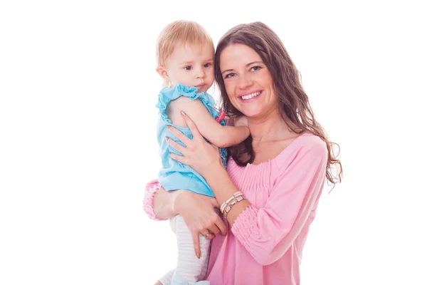 Madre feliz con hija —  Fotos de Stock