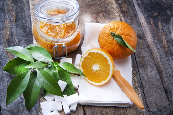 All orange marmalade — Stock Photo, Image