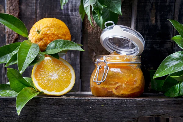 Tüm portakal reçeli — Stok fotoğraf