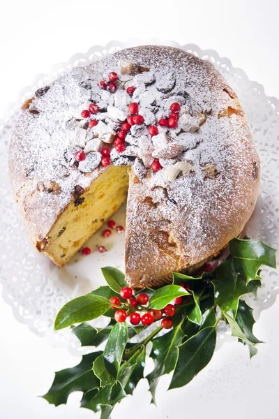 パネトーネ クリスマス ケーキ — ストック写真