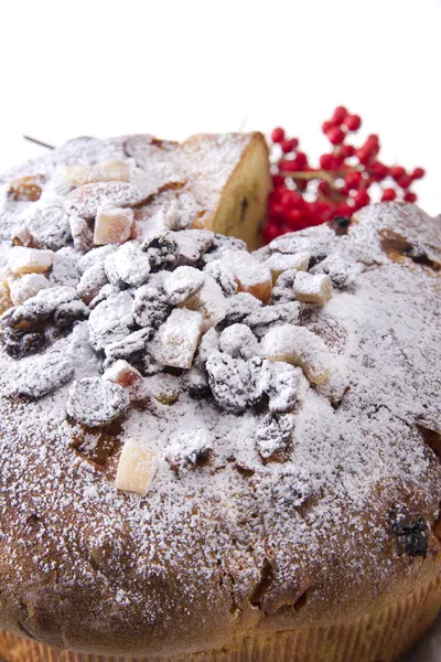 Panettone pastel de Navidad — Foto de Stock