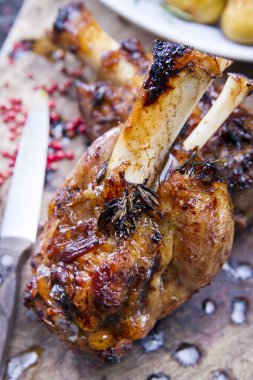 pişmiş et, domuz knuckle