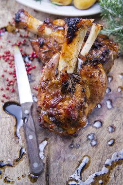 pişmiş et, domuz knuckle