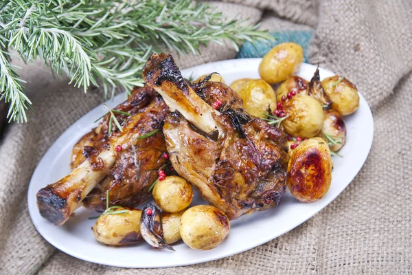 Baked meat, pork knuckle — Stock Photo, Image