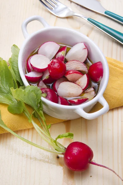 Product from the garden, fresh radish — Stock Photo, Image