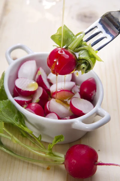 Product from the garden, fresh radish — Stock Photo, Image