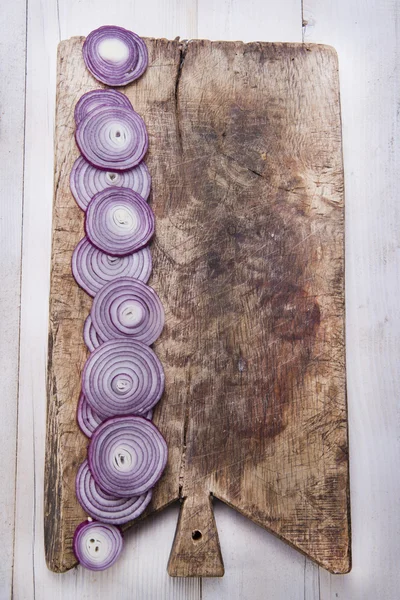 Fresh red onions — Stock Photo, Image