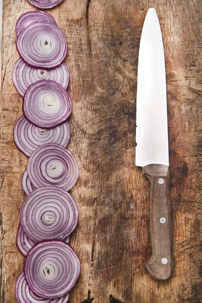 Fresh red onions — Stock Photo, Image