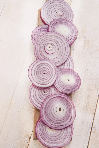 Fresh red onions — Stock Photo, Image