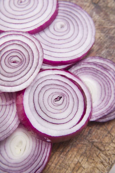 Fresh red onions Royalty Free Stock Photos