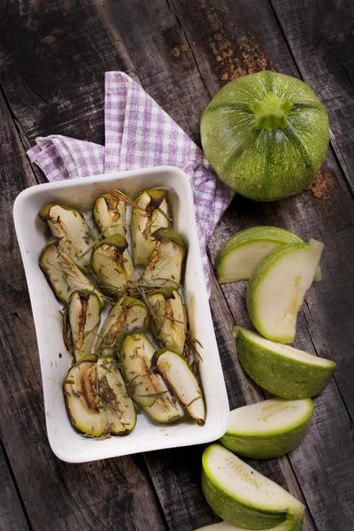 Round zucchini — Stock Photo, Image
