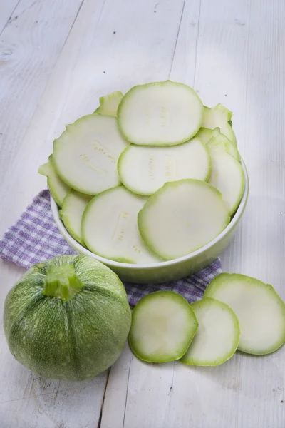 Zucchine rotonde — Foto Stock