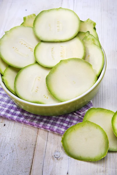 Ronde courgette — Stockfoto