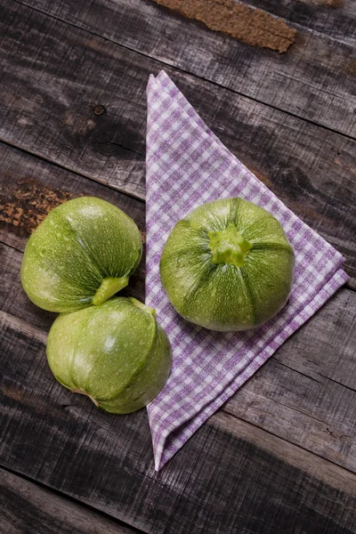 Rund zucchini — Stockfoto