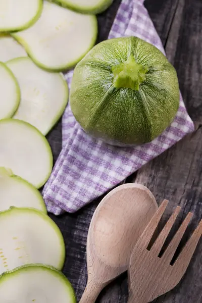 Round zucchini — Stock Photo, Image