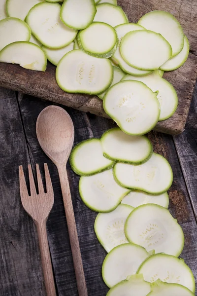 Round zucchini — Stock Photo, Image