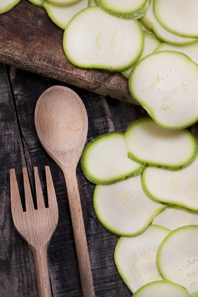 Zucchine rotonde — Foto Stock