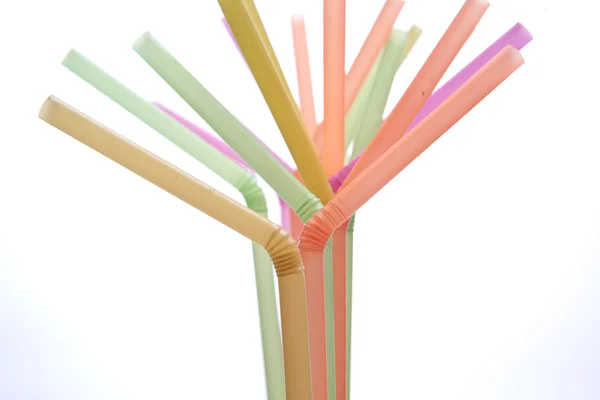 Colored Straws — Stock Photo, Image