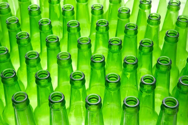 Prázdné pivní láhve — Stock fotografie