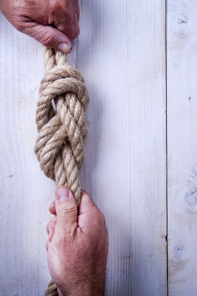 Konopná lana — Stock fotografie