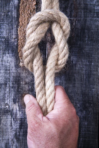 Cuerda de cáñamo — Foto de Stock