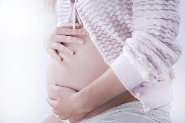 Mädchen schwanger — Stockfoto