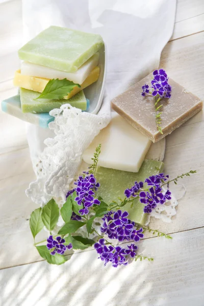 Flocons de savon colorés — Photo